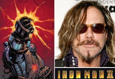 mickey rourke iron man 2. Mickey Rourke, Scarlett Johansson sign on for Iron Man 2