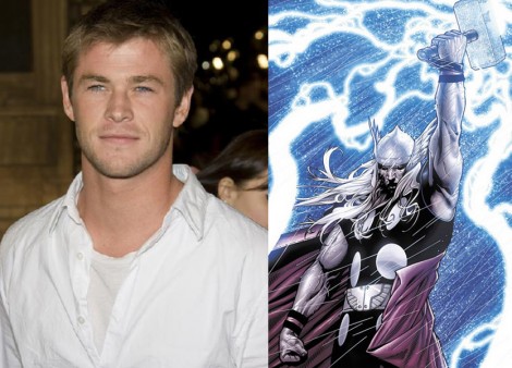 chris hemsworth. Chris Hemsworth cast as Thor